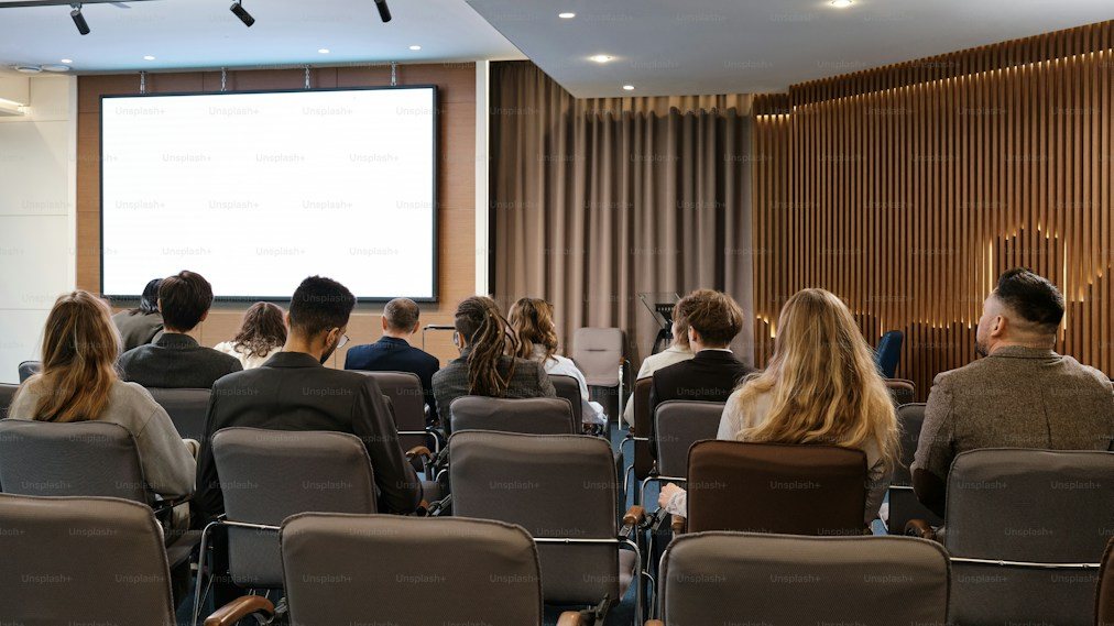 Auditorio durante una conferencia